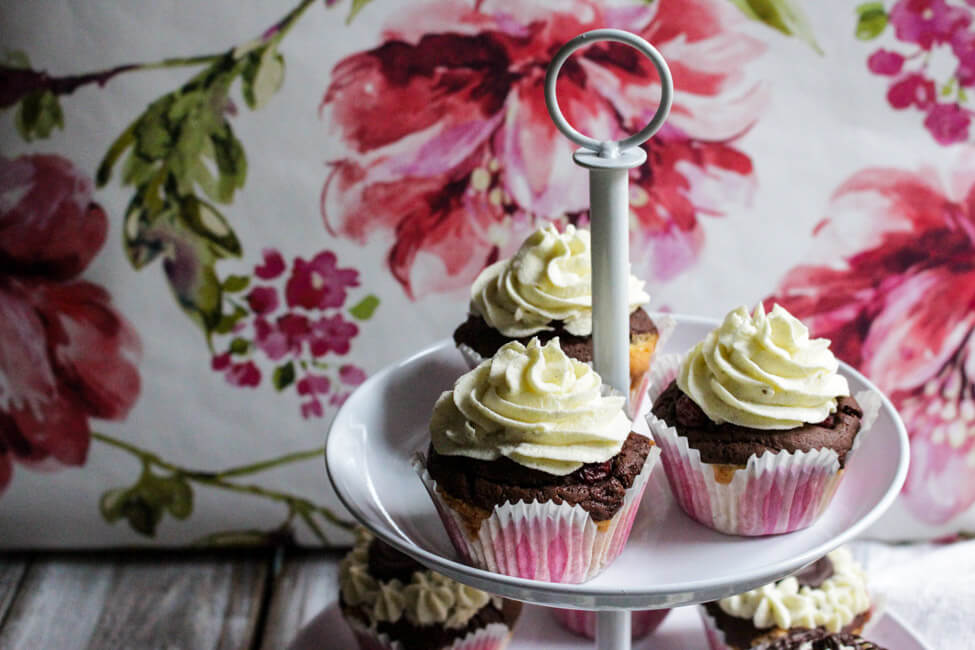 donauwelle marmorkuchen mit kirschen puddingcreme schokolade cupcakes muffins