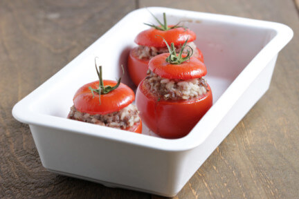 Gefüllte Tomaten Mit Hackfleisch Und Reis - Foodundco.de