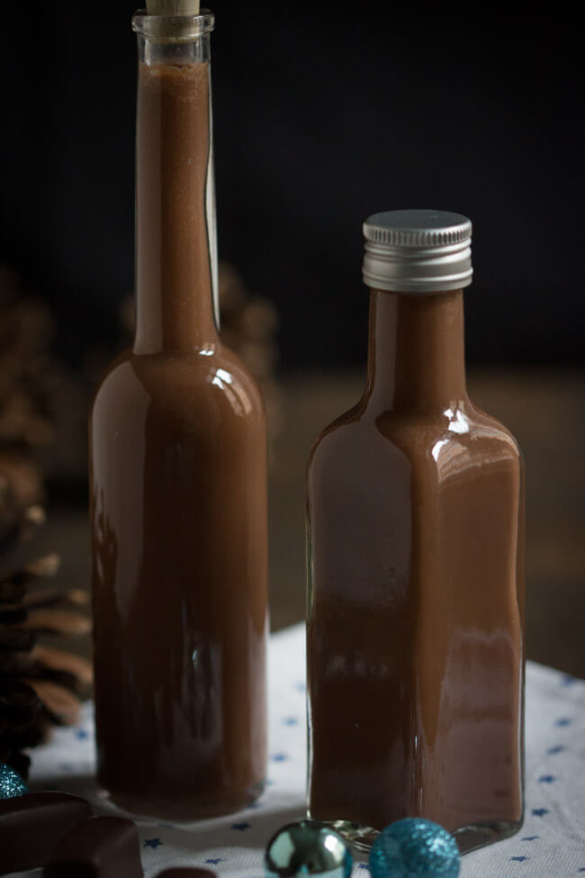schoko toffee likör schokolade sahnig sahnelikör geschenke aus der küche weihnachtsgeschenk selber machen