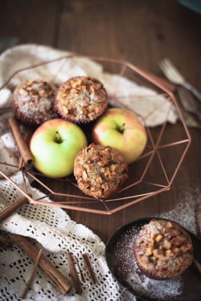 Apfel-Nuss-Muffins | Erntedank im Frankenland - foodundco.de