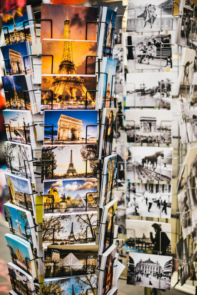 Paris Postkarten Ansicht