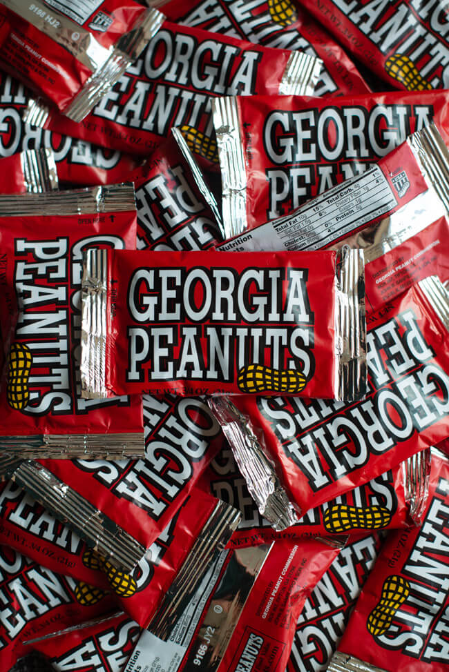 Erdnüsse aus Georgia Peanuts geröstet gesalzen
