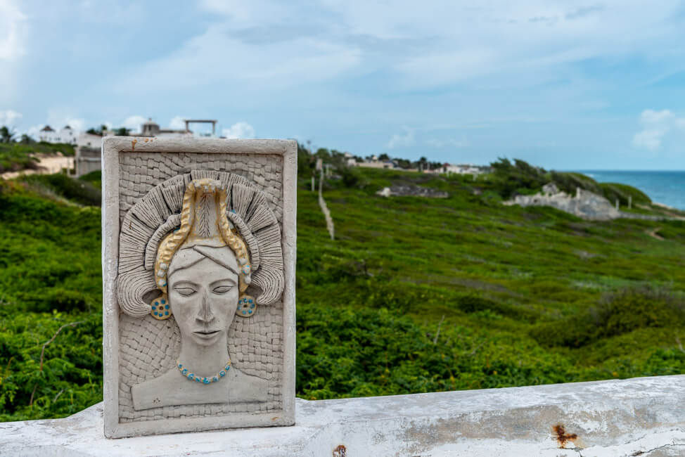 Mexiko Isla Mujeres Karibik Insel Punta Sur Meer türkisblau Landschaftsfotografie Küste