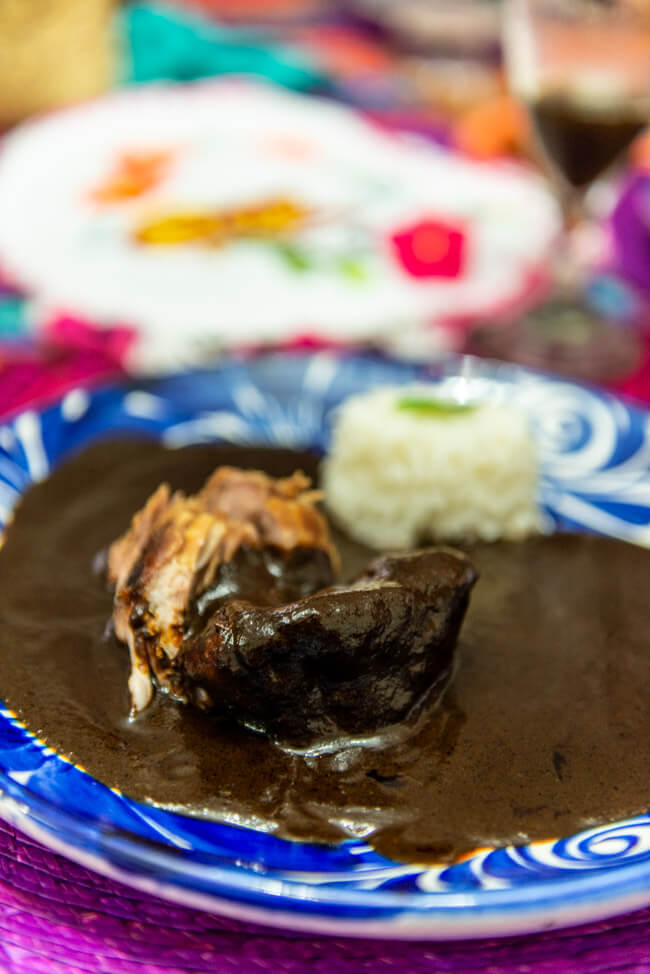 Oaxaca de Juaréz Mexiko Alma de mi Tierra Kochkurs cooking class Nora Mole Negro