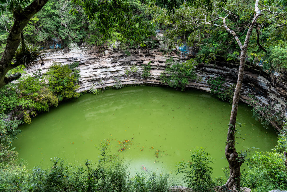 Chichén Itza Ruinen Mexiko Yucatan Cenote Sagrado