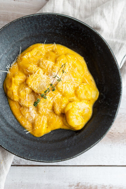 Gnocchi mit Kürbissauce - foodundco.de