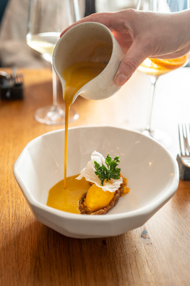 Moqueca mit Kokos-Ingwer-Cocada